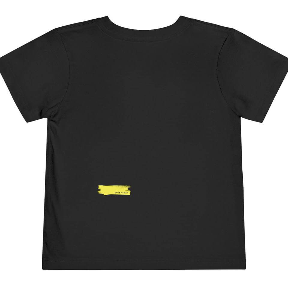 Back of Art Bum by Dude Mama T-Shirt