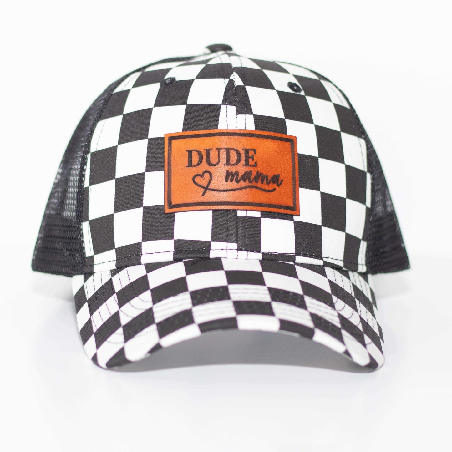 Dude Mama Checkered Hat