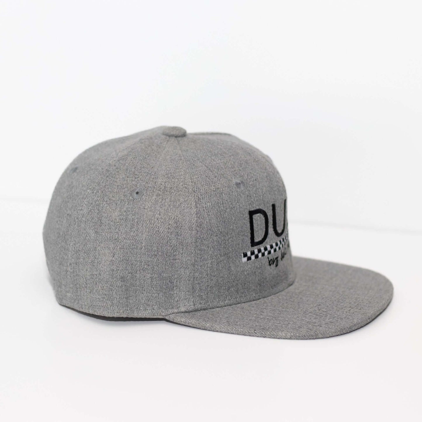 Dude Checkered Grey Hat