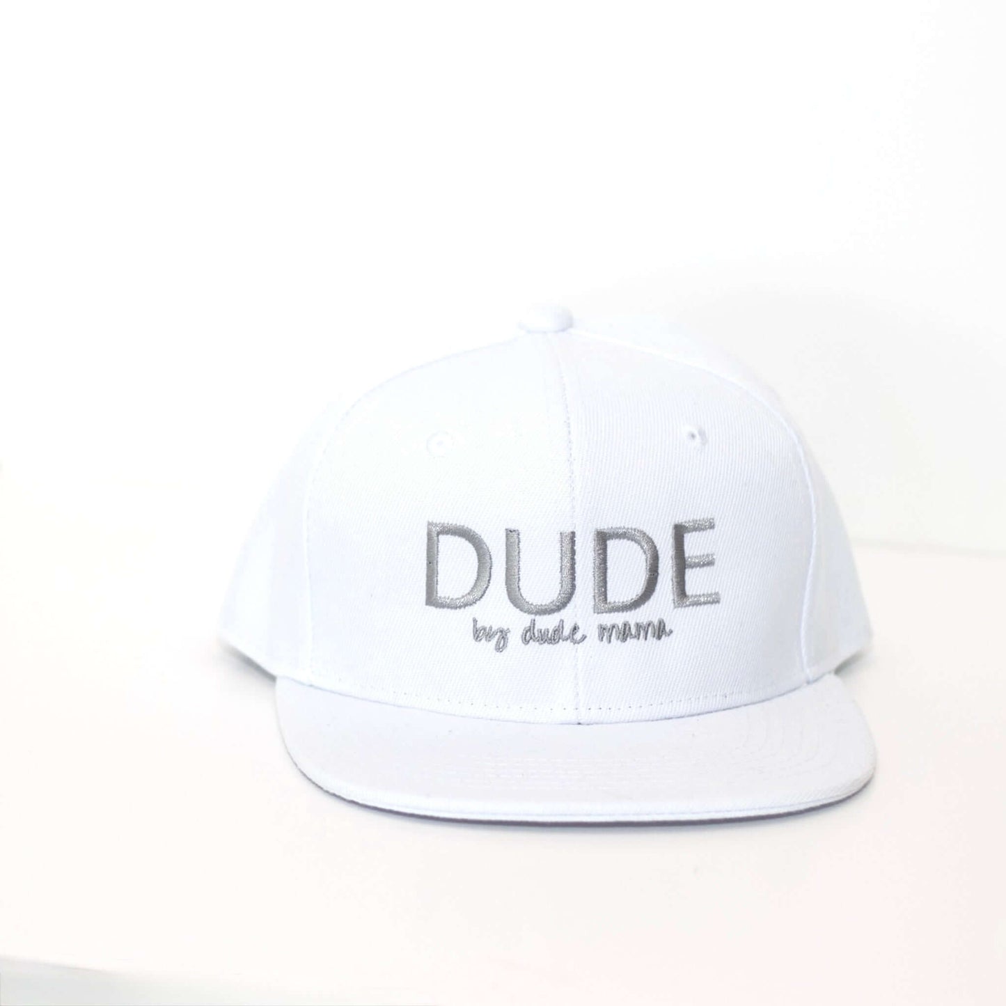 Dude Gray on White Hat