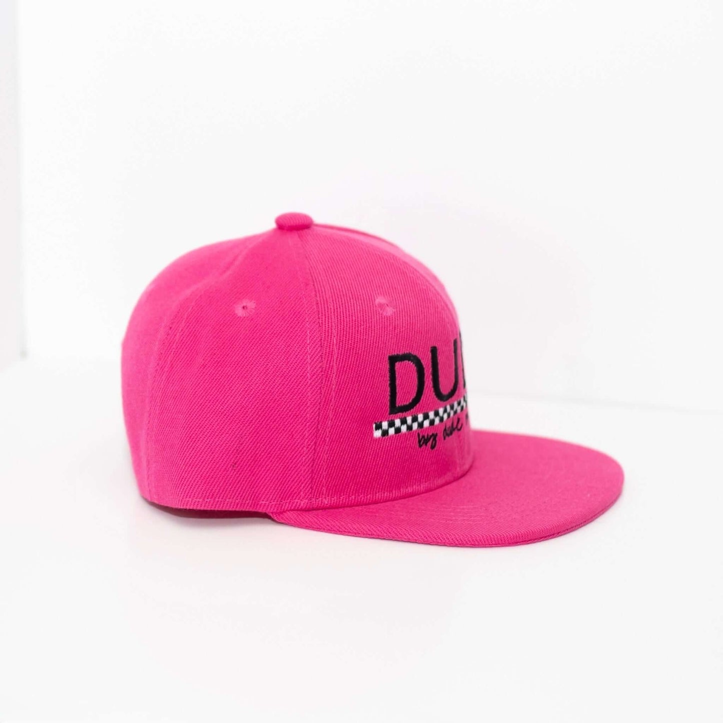 Dude Hot Pink Checkered Hat