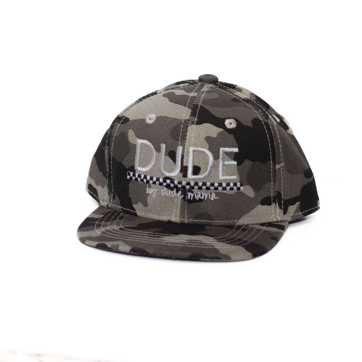 Dude Camo Checkered Hat