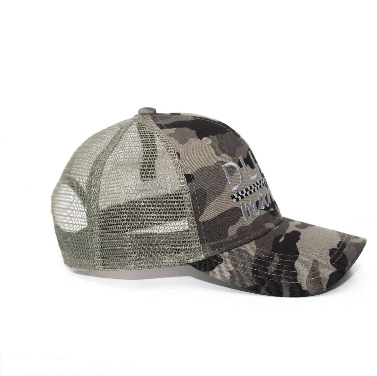 Dude Mama Camo Checkered Hat
