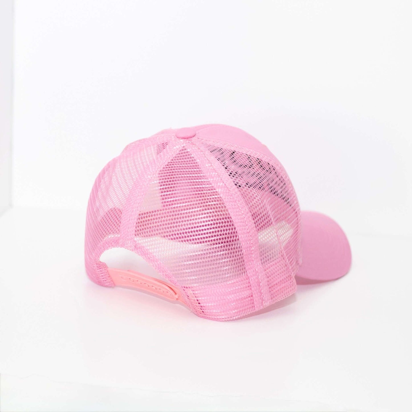 Dude Mama Light Pink Checkered Hat