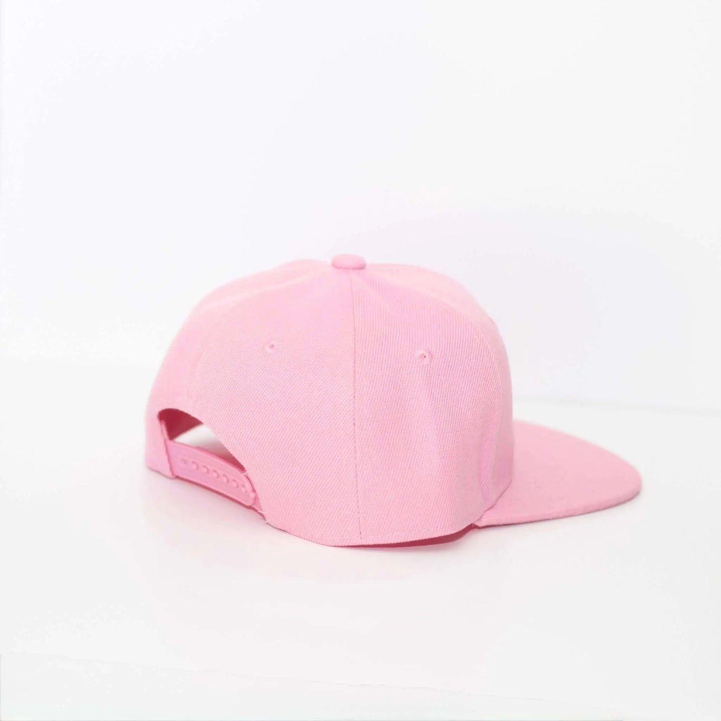 Light Pink Checkered Boy Hat. Back profile