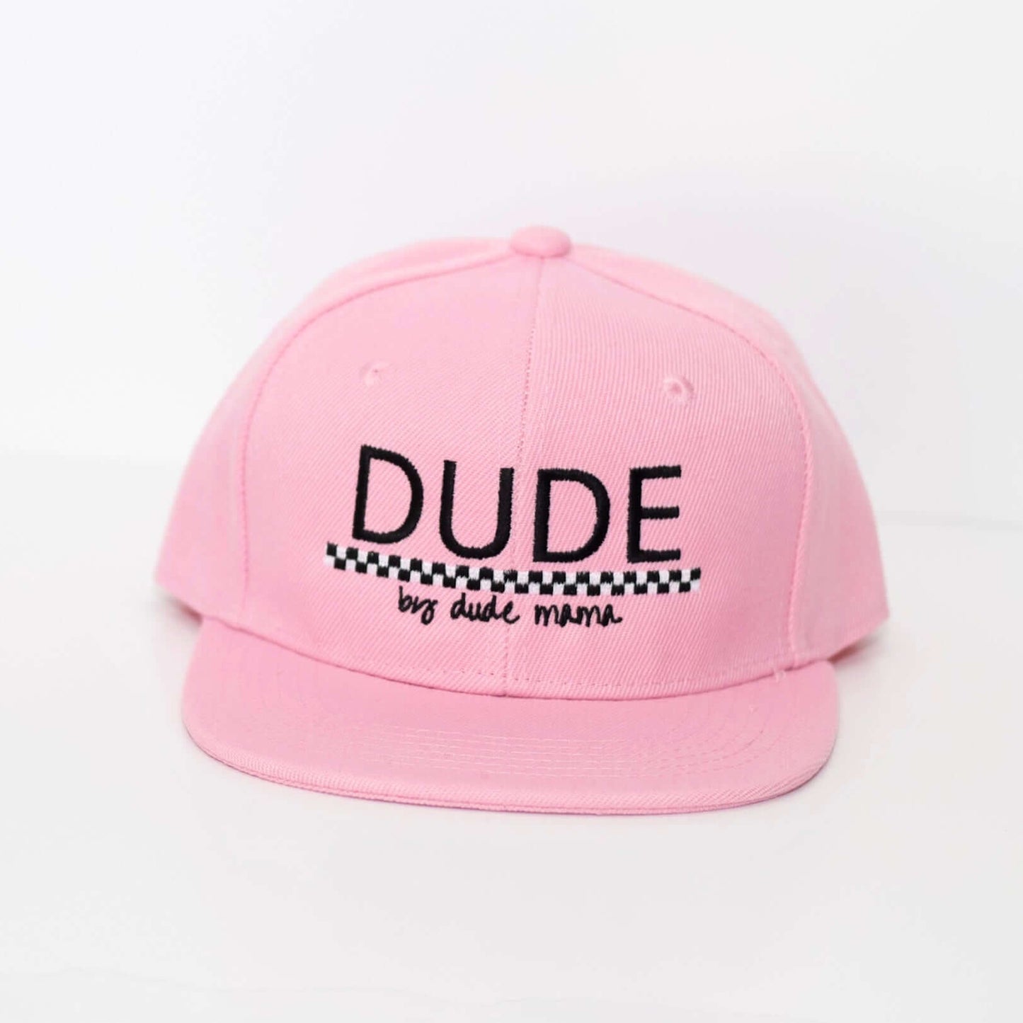 Light Pink + Checkered Dude Boys Hat