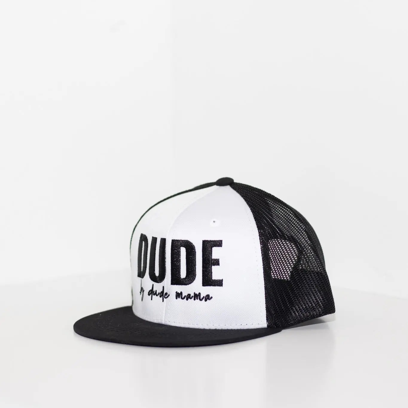 Black + Checkered Matching Hats for Dude & Mama Dude Mama