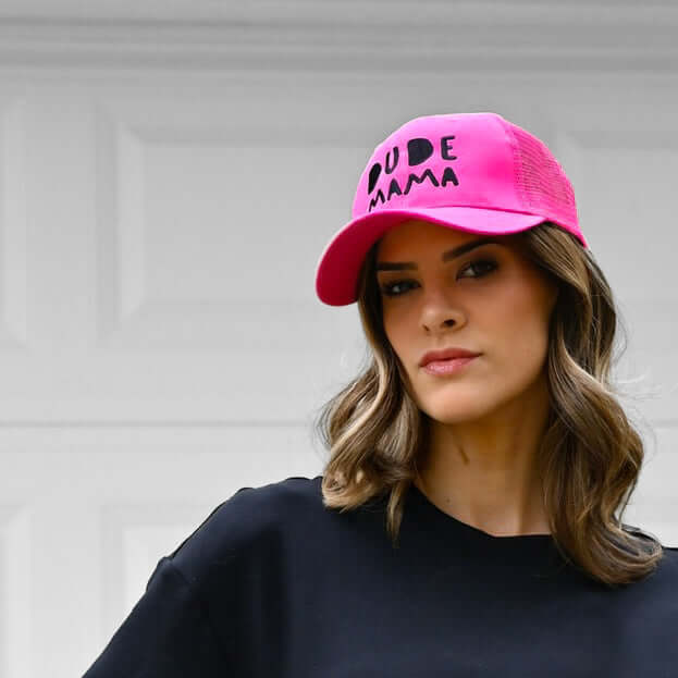 Dude Mama Hot Pink Hat