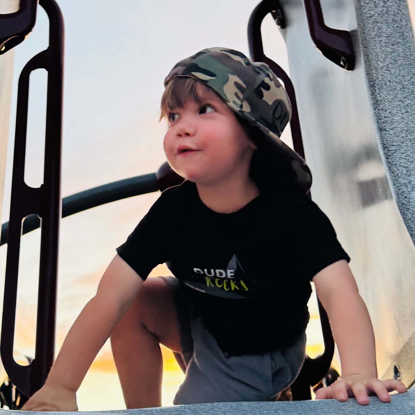 Dude Green Camo Hat