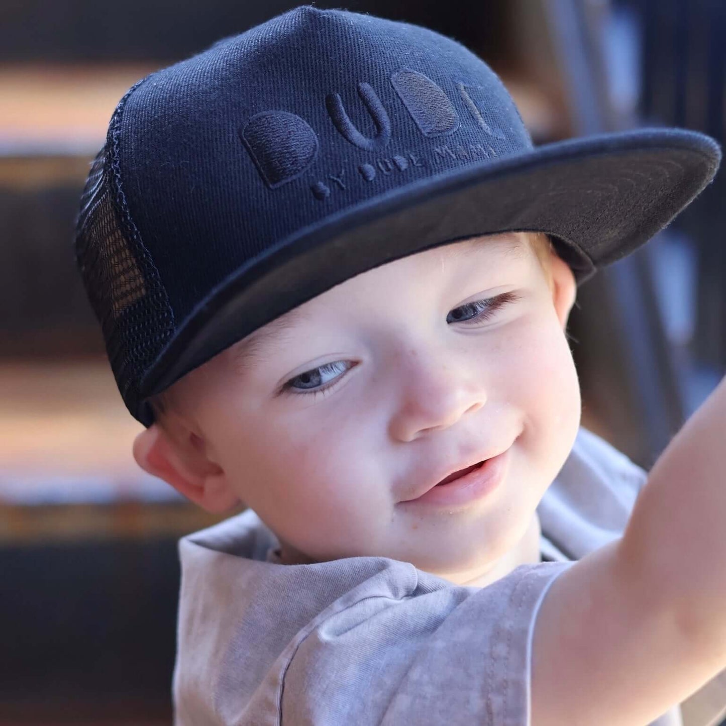 Dude Black on Black Hat