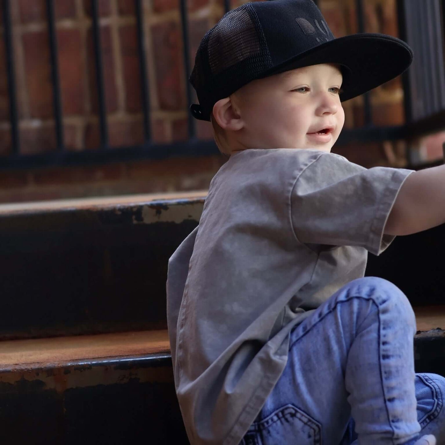 Dude Black on Black Hat