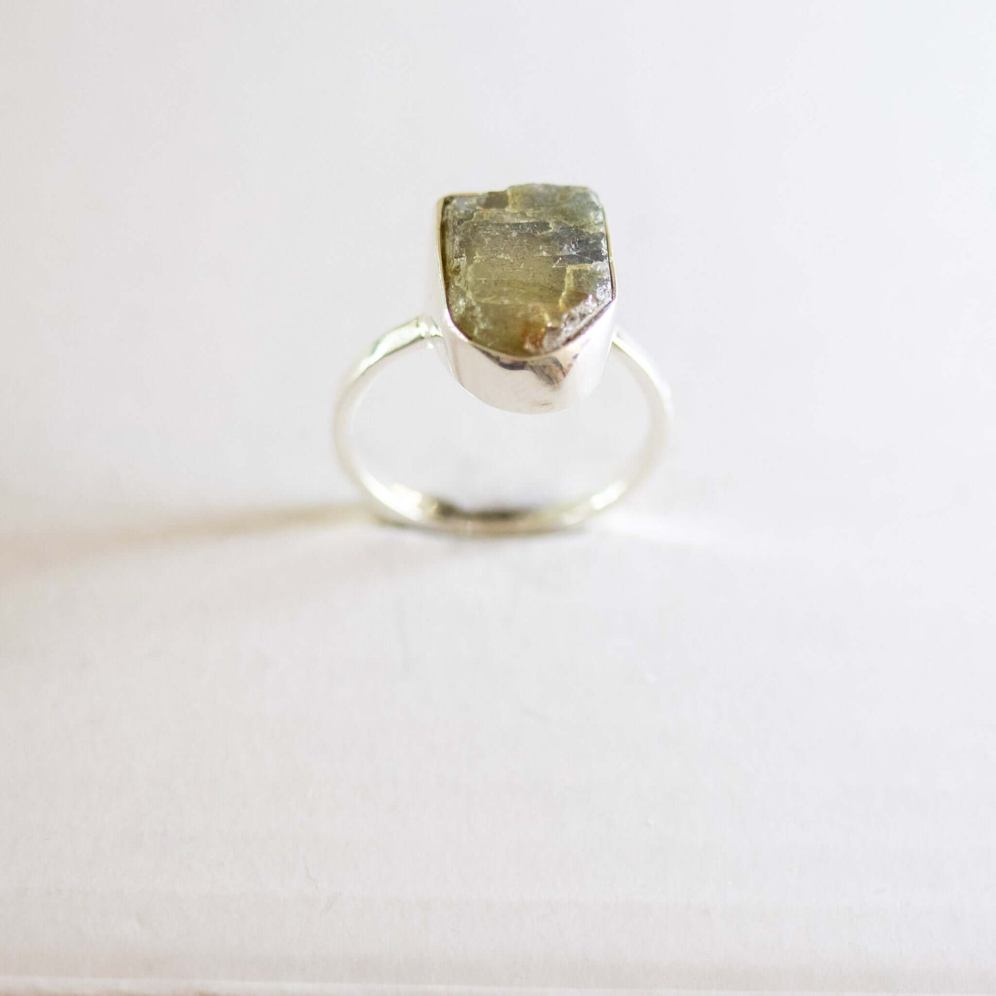 Engraved Dude Mama Labradorite Ring