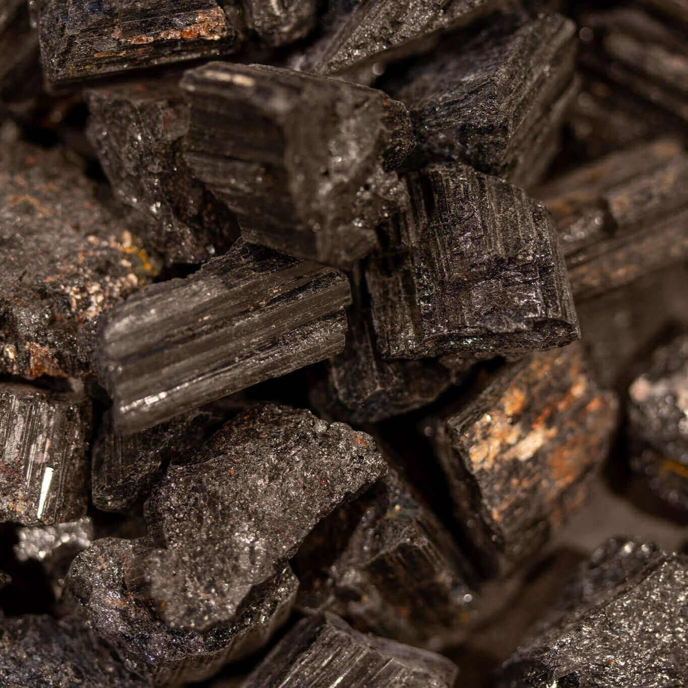 Black Tourmaline Rock + Dude Rocks Card