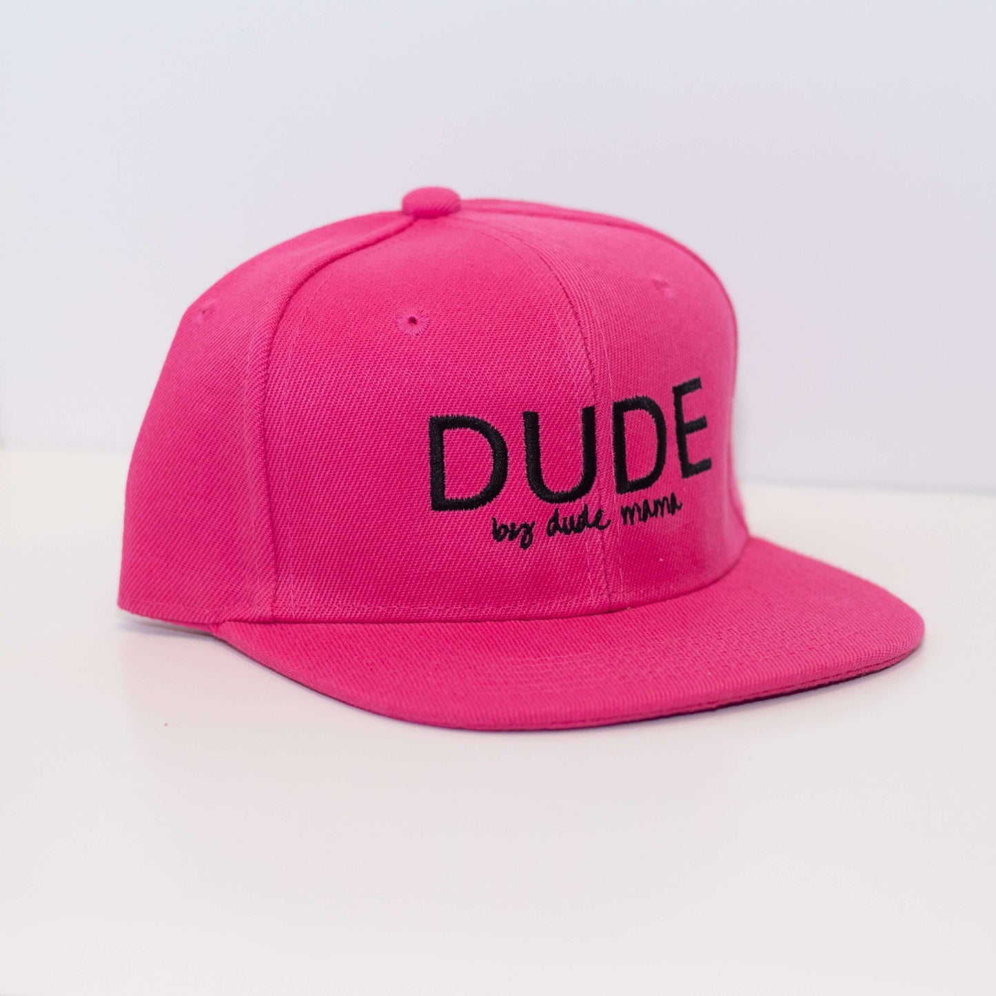 Mama & Dude Matching Hot Pink Hats