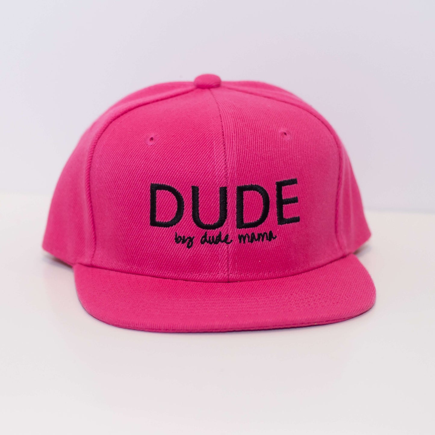 Mama & Dude Matching Hot Pink Hats