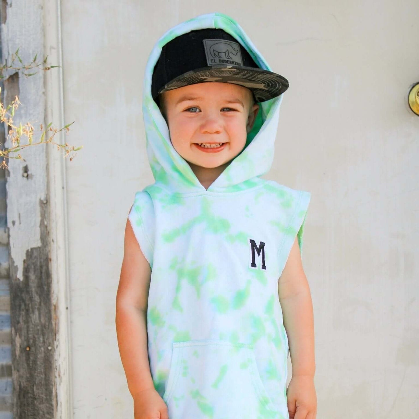 Boy hat | El Duderhino Black w/ Camo Brim Hat