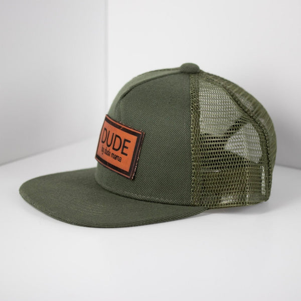 Olive Mesh Trucker Hat