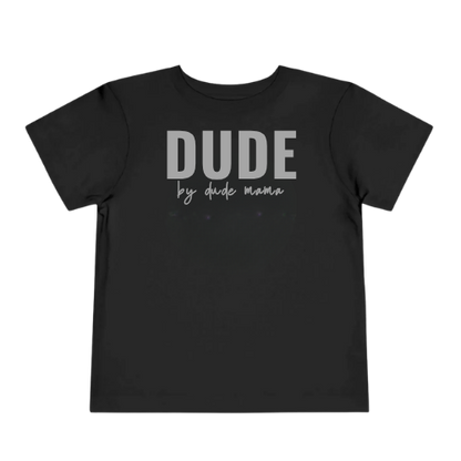 Dude | Gray + Black | Boys Shirt