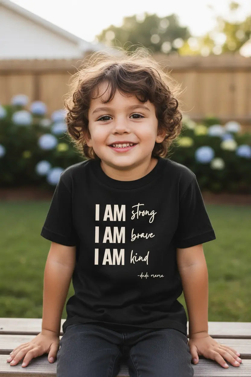 Affirmations - Boys Graphic Tee Dude Mama