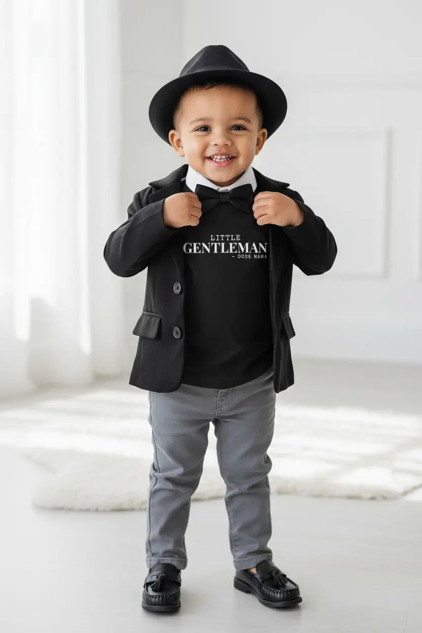 Little Gentleman Shirt Dude Mama