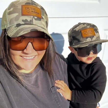 Dude Mama Camo Heart Hat