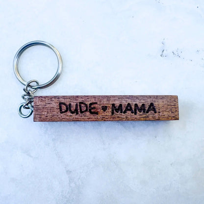  Boy Mom Key Chain | Dude Mama