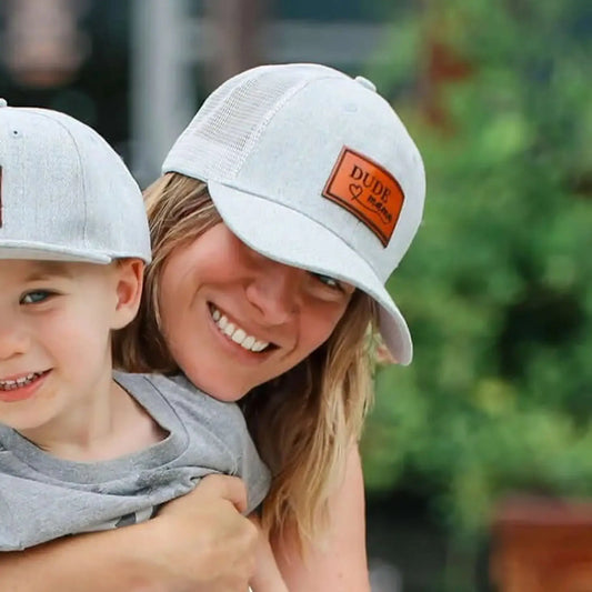 Light Gray Dude Mama Hat Dude Mama