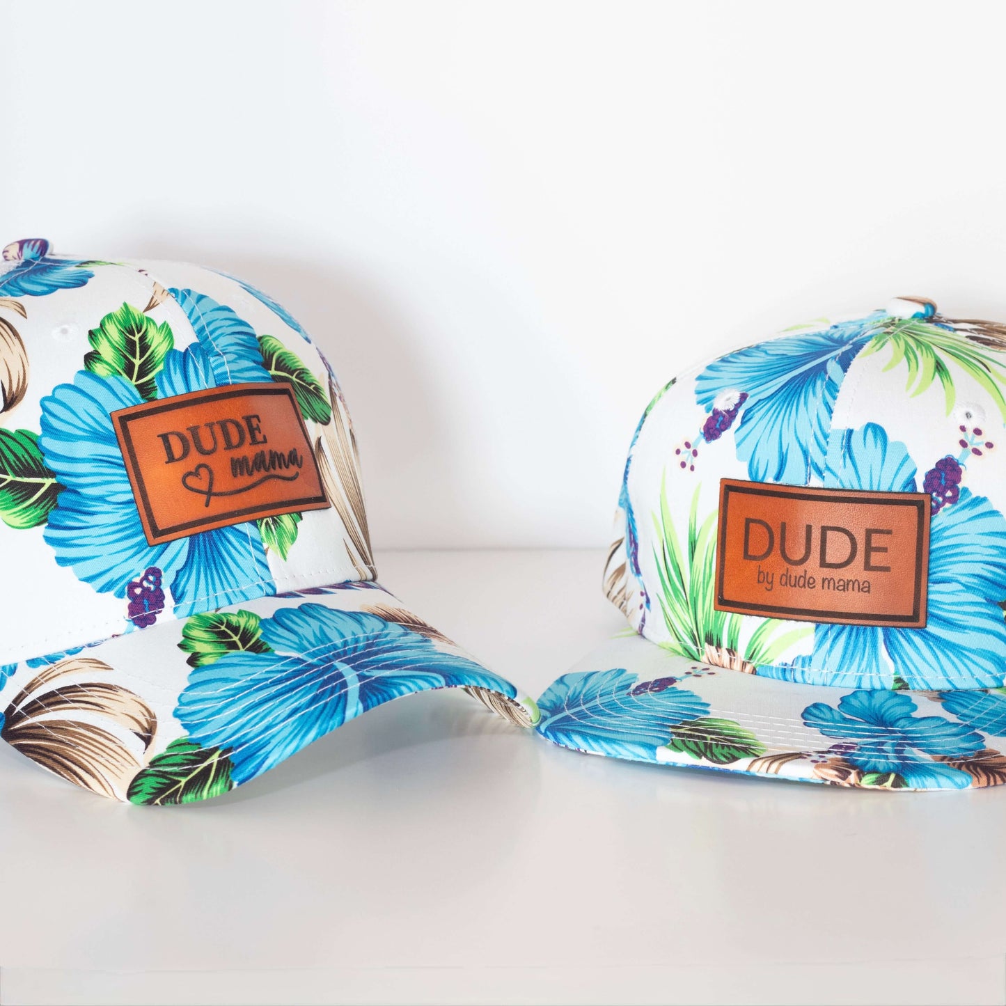 Dude Mama Blue Hawaiian Hat