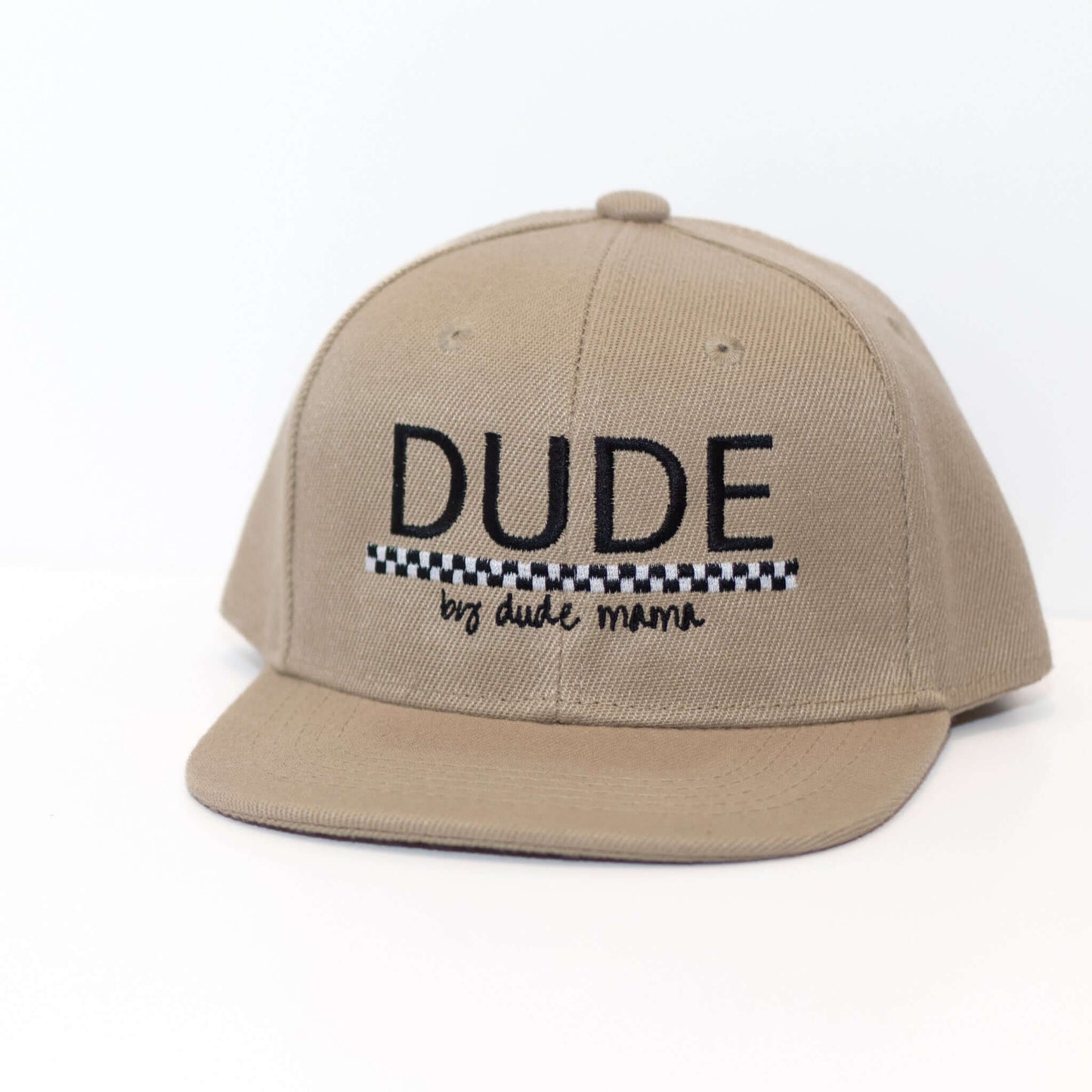 Dude Checkered Khaki Hat