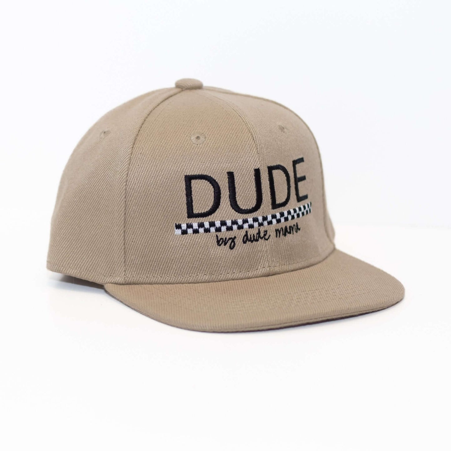 Dude Checkered Khaki Hat
