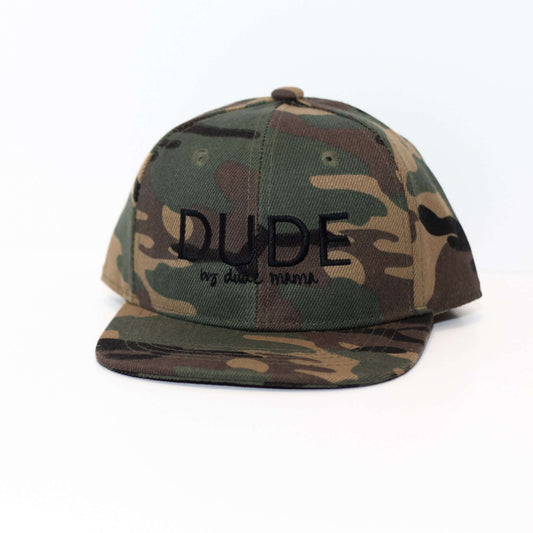 Dude Green Camo Hat