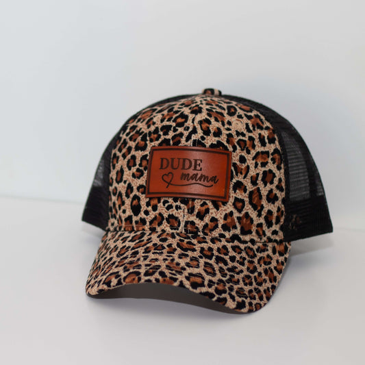 Dude Mama Leopard Hat