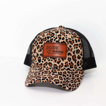 Dude Mama Leopard Hat