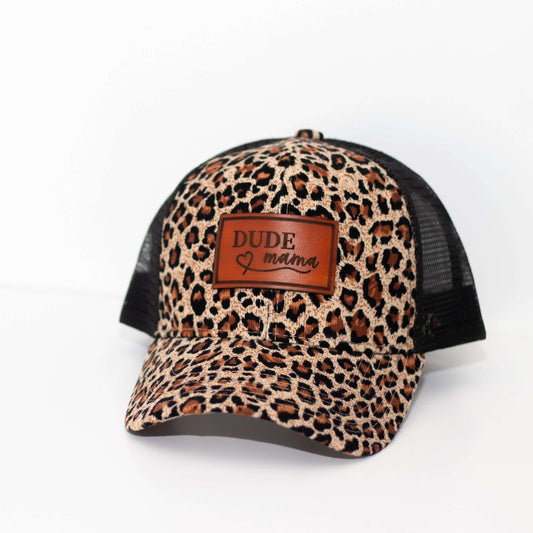 Dude Mama Leopard Hat
