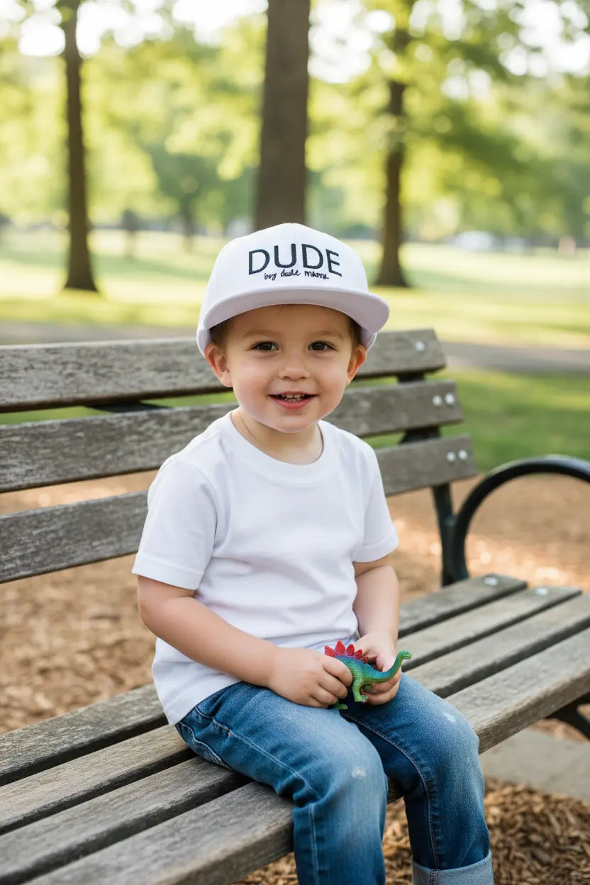 Dude Hat White Dude Mama