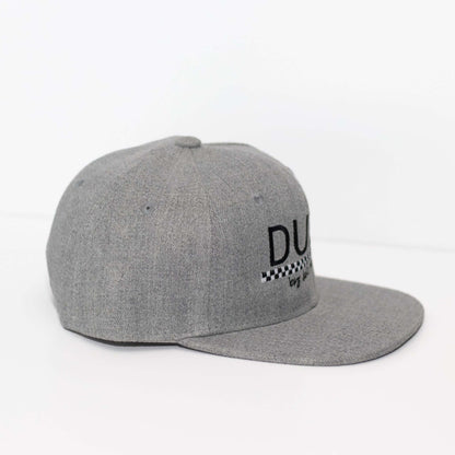 Dude Checkered Grey Hat