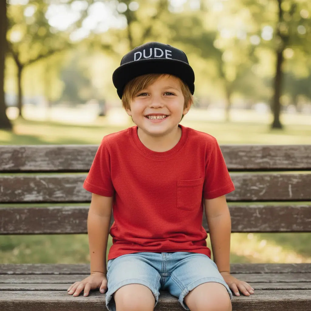Black + Gray Dude Hat Dude Mama
