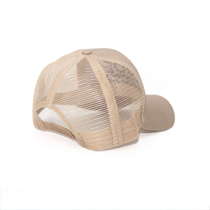 Dude Mama Checkered Tan Hat
