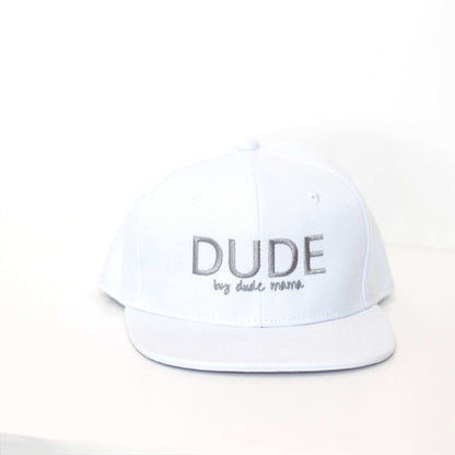 Dude Gray on White Hat