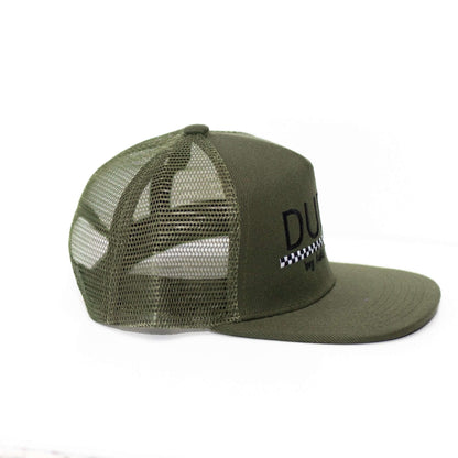 Dude Checkered Olive Hat