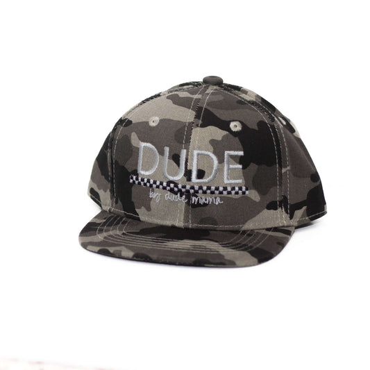 Dude Camo Checkered Hat