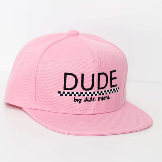 Light Pink + Checkered Dude Boys Hat