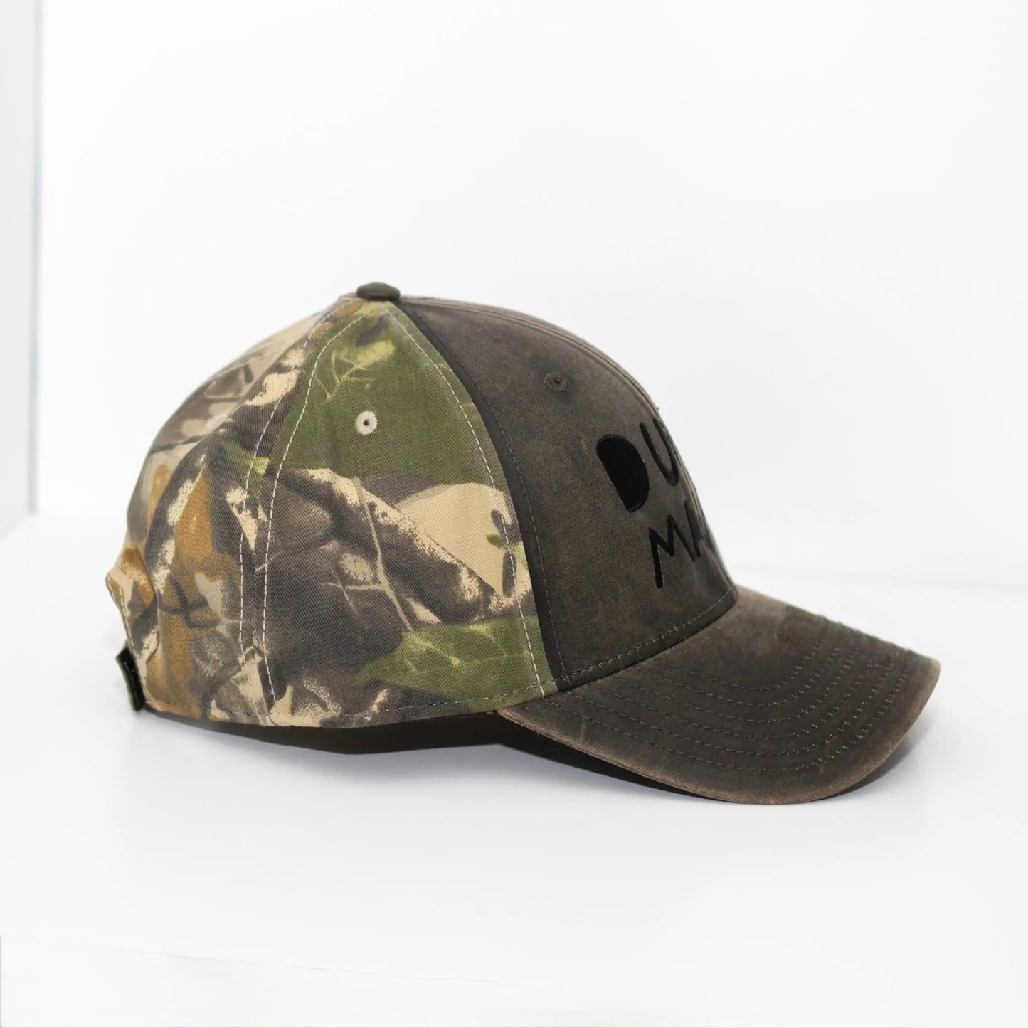 Camo + Brown Dude Mama Hat Dude Mama