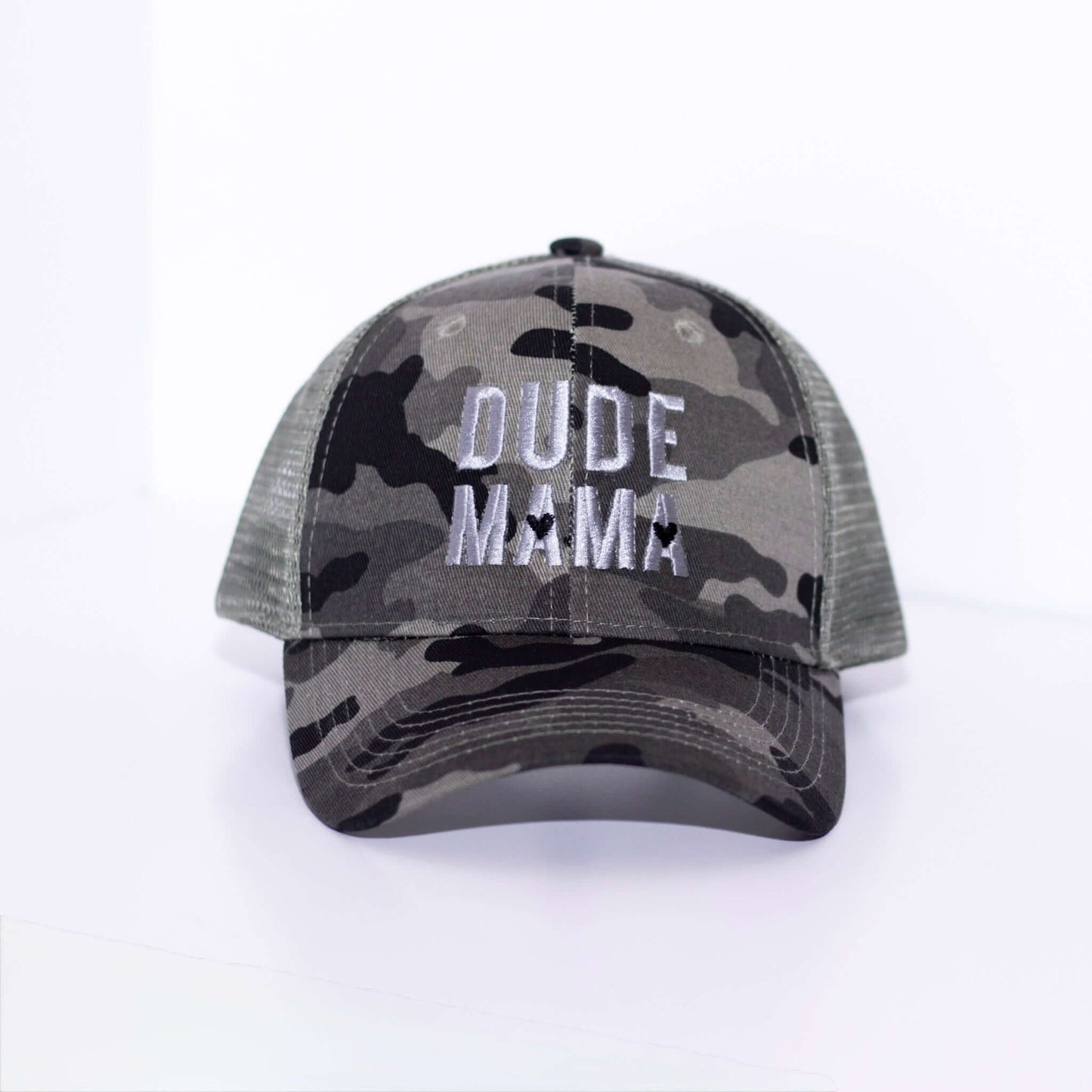 Camo Hearts Dude Mama Hat