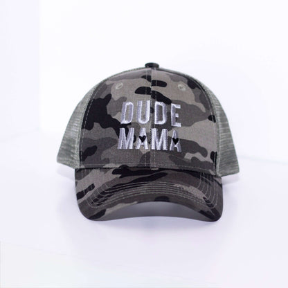 Camo Hearts Dude Mama Hat