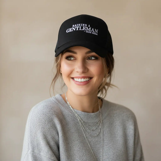 Raising Gentlemen Boy Mom Hat Dude Mama