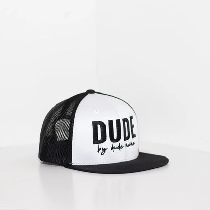 Black + Checkered Matching Hats for Dude & Mama Dude Mama