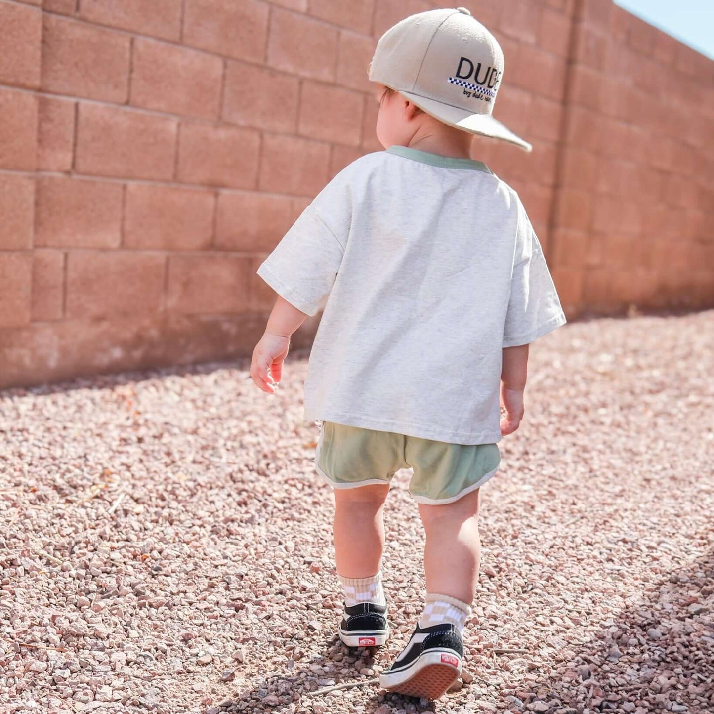 Dude Checkered Khaki Hat