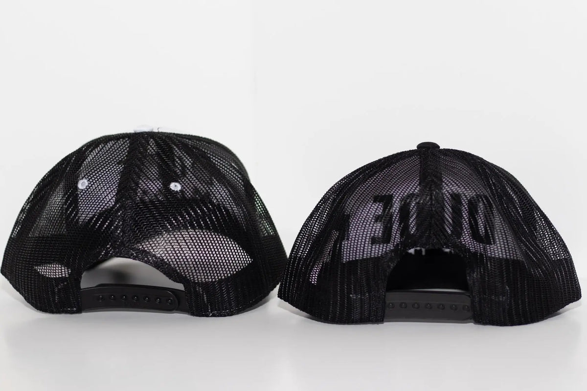 Black + White Matching Hats for Dude + Mama Dude Mama