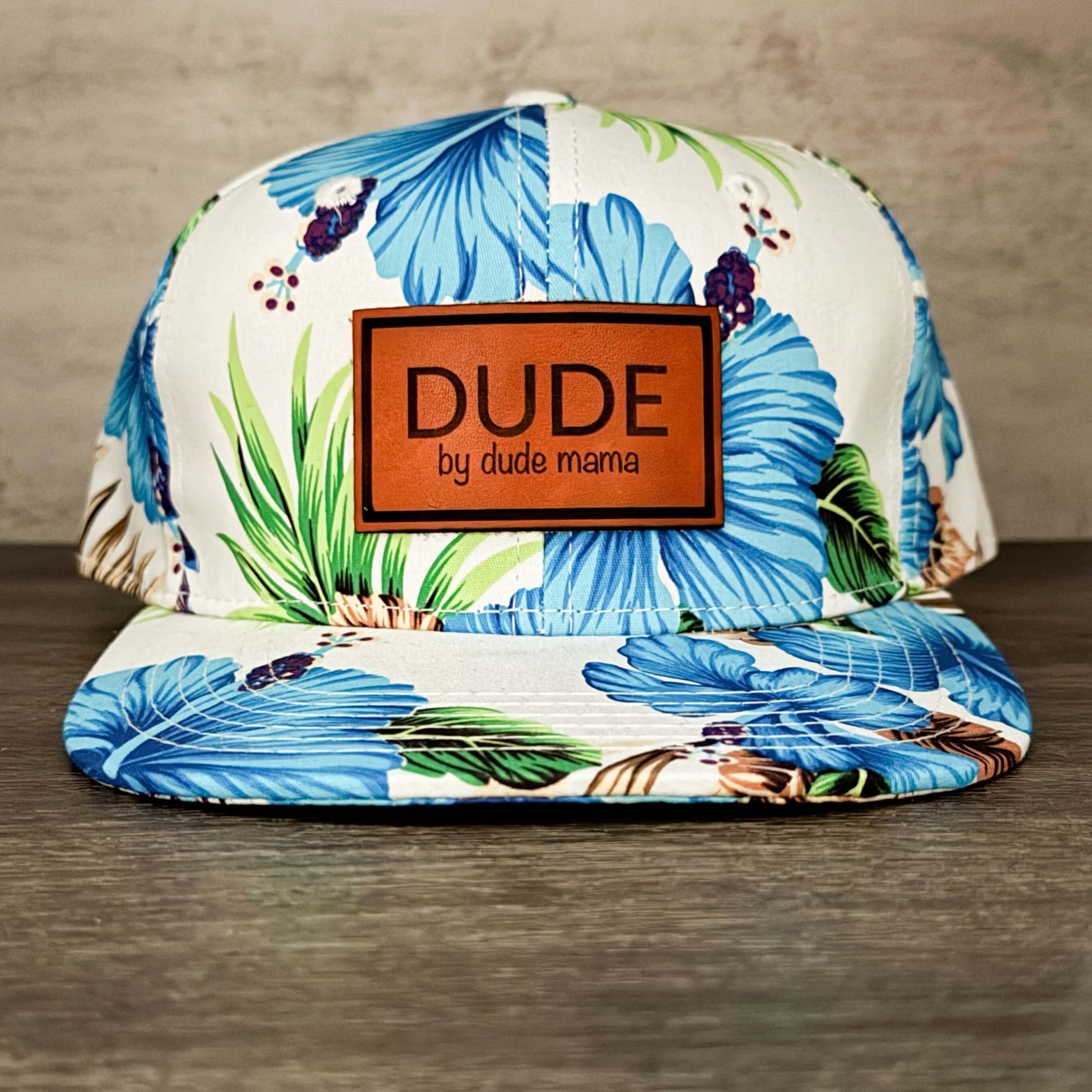 Dude Blue Hawaiian Hat